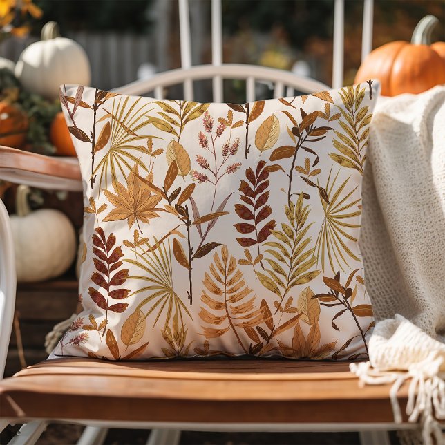 Hello Autumn Leaves Cushion (Creator Uploaded)