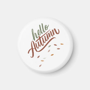 Hello autumn magnet