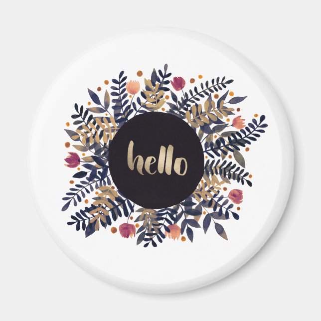 Hello autumn magnet (Front)