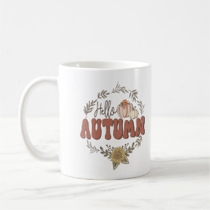 Hello Autumn Personalised Coffee Mug