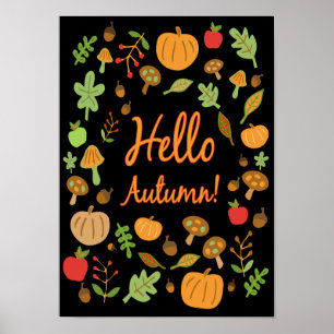 Hello Autumn! Poster