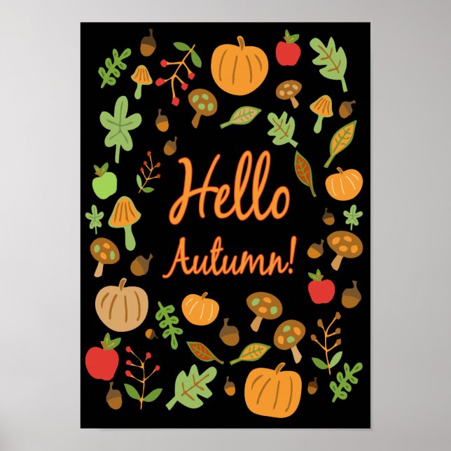 Hello Autumn! Poster (Front)