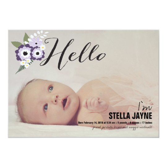 Hello Baby | Baby Announcement