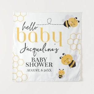 Hello Baby Bee: Adorable Baby Shower Tapestry