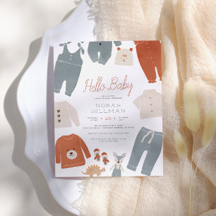 Hello Baby   Boho Clothes Boy Baby Shower Budget