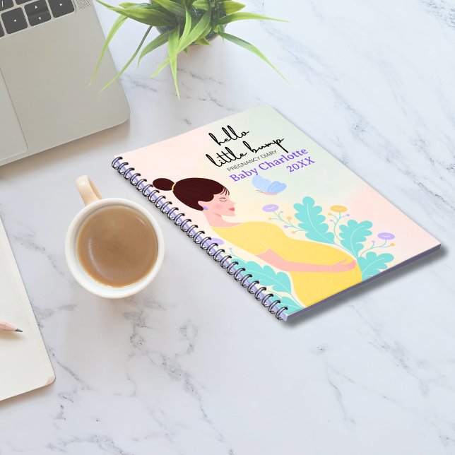 Hello Baby Bump Pregnancy Diary Notebook (Little Bump Pregnancy Journal)