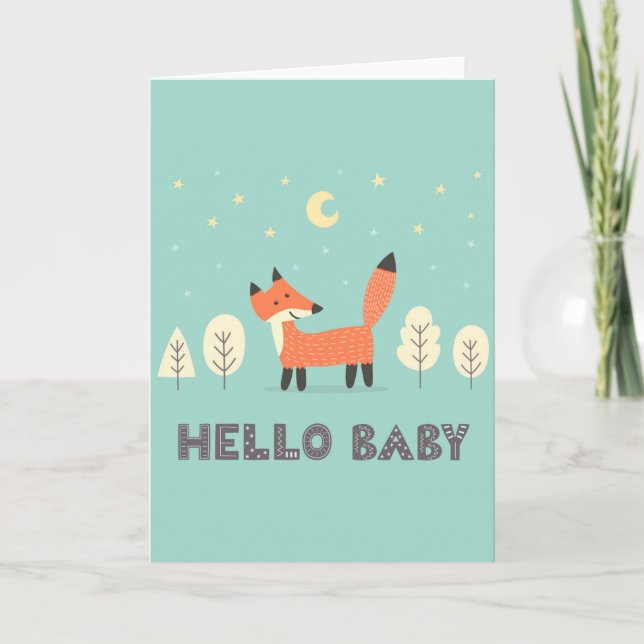 Hello Baby Card (Front)