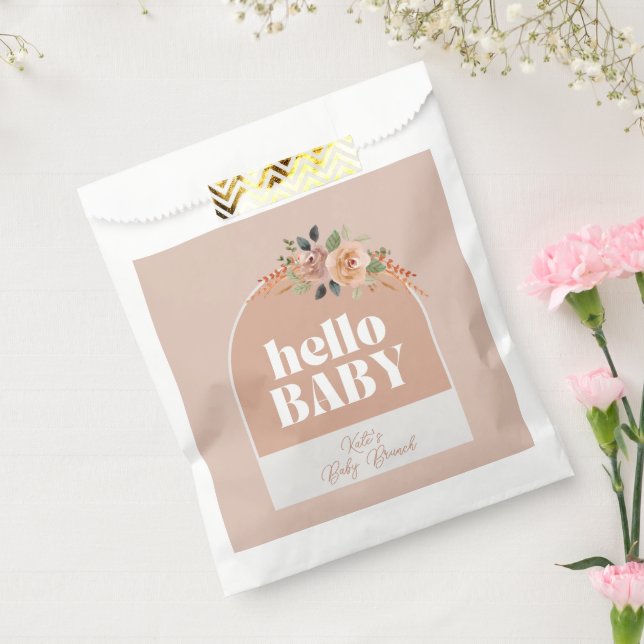 Hello Baby customised shower  Favour Bag (Sealed)