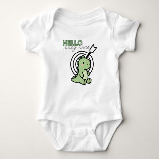 Hello Baby Dino Baby Bodysuit