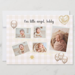 Hello Baby Photo Birth Announcement 