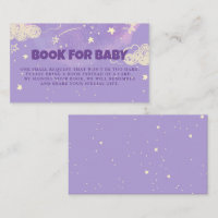 Hello Baby Purple Dream Book Request Baby Shower