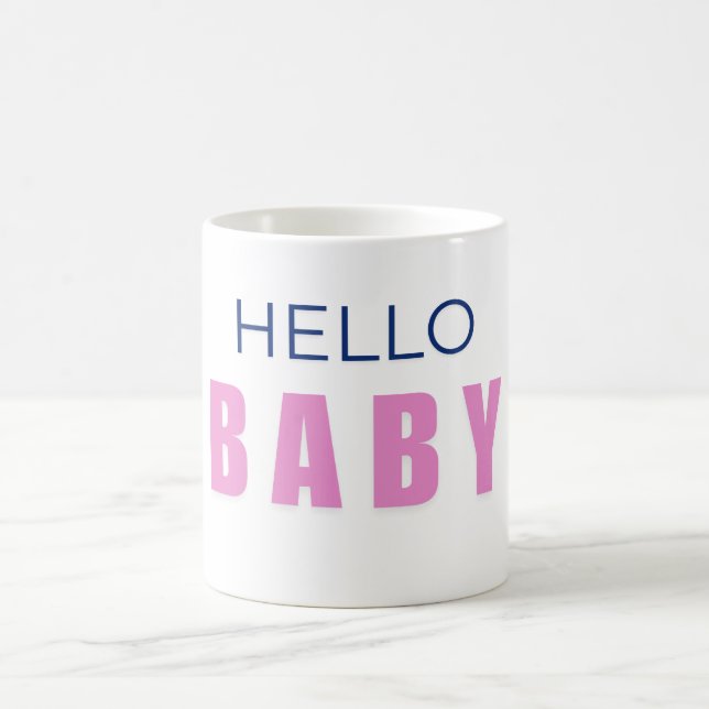 Hello Baby Shower Mug (Center)