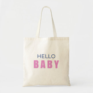 Hello Baby Shower Tote Bag