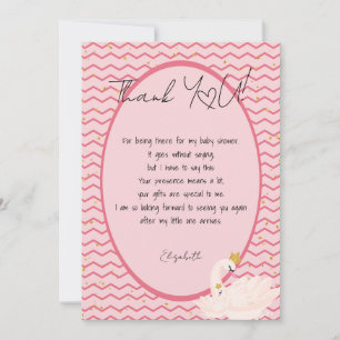 Hello Baby Swan Thank You 