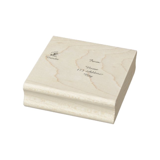 Hello Baby Unicorn Rubber Stamp (Stamp)