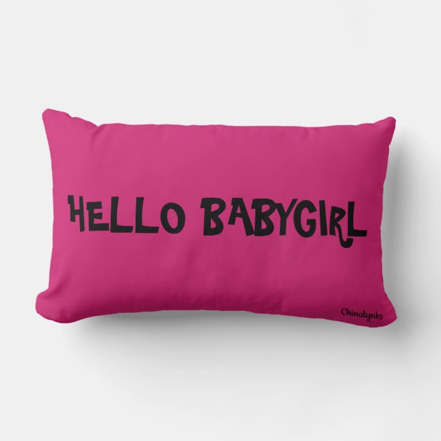 HELLO BABYGIRL PILLOW (Front)