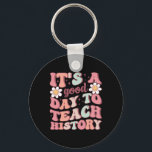Hello Back To School Shirts For 1st Day Of School  Key Ring<br><div class="desc">Hello Back To School Shirts For 1st Day Of School It's A Good Day To Teach History Groovy History Teacher</div>