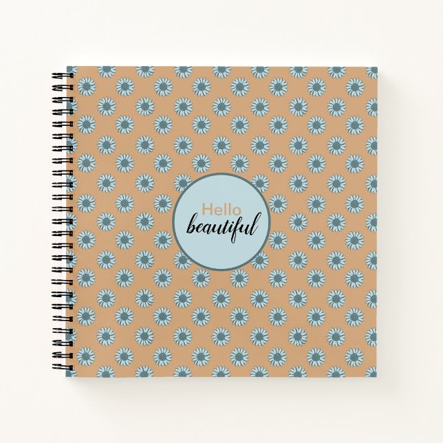 Hello Beautiful Blue Sunflowers Notebook (Hello Beautiful Blue Sunflowers Notebook from Studio Posies. )