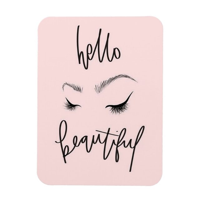 Hello Beautiful Magnet (Vertical)