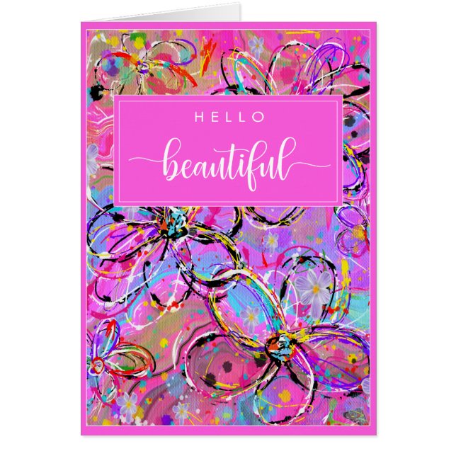 Hello Beautiful Valentines Anniversary Birthday (Front)