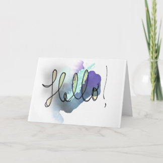 Hello! - Blank Greeting Card