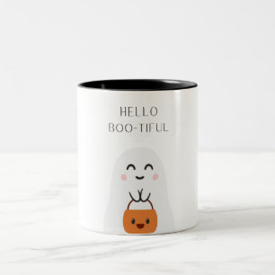 Hello BOO-TIFUL Two-Tone Coffee Mug