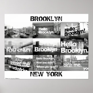 Hello Brooklyn Poster