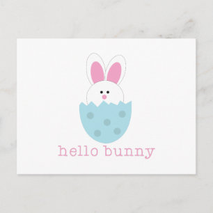 Hello Bunny Postcard