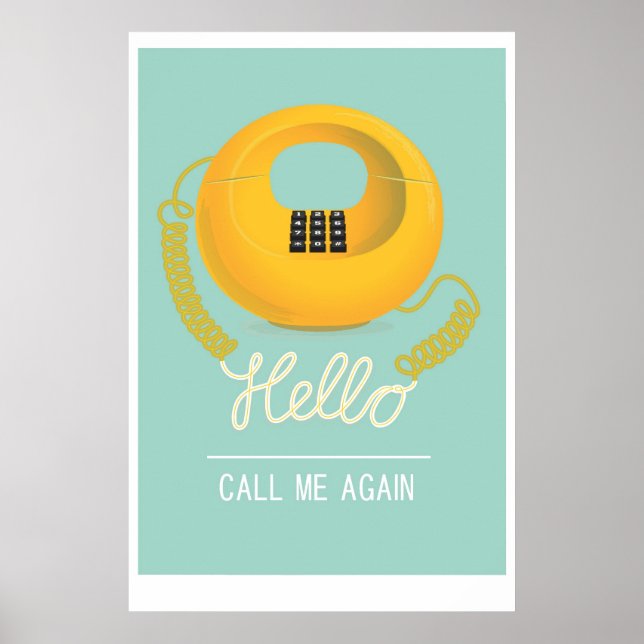 Hello - call me again poster (Front)