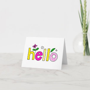 hello card