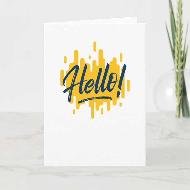Hello Card (Front)