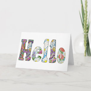 Hello card