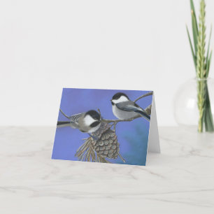 Hello Chickadees Card