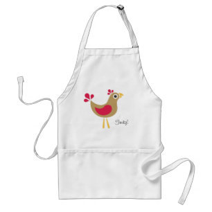 Hello Chicken! Funky Chicken Apron
