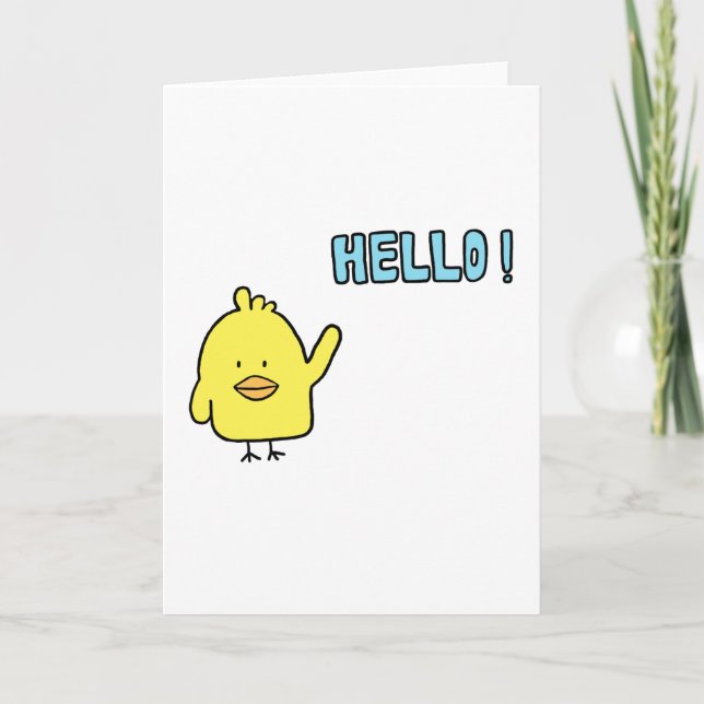 Hello Chickie Card (Front)