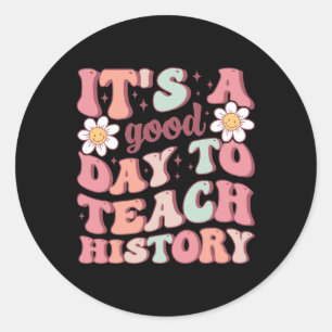 Hello Ck To School Shirts For 1st Day Of School It Classic Round Sticker