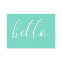 HELLO comment card