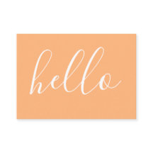 HELLO comment card
