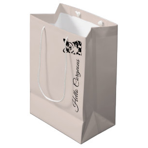 'Hello Corgeous' Corgi Lovers Pet Parent Gift Medium Gift Bag