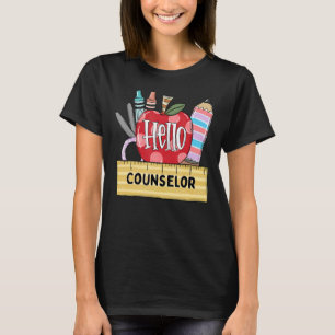Hello Counsellor Apple Teacher T-Shirt