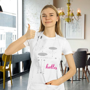 Hello Cute Colourful Hello Gifts Standard Apron