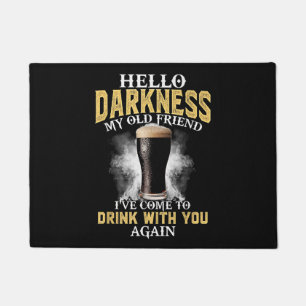 Hello Darkness My Old Friend Doormat