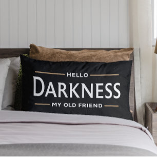 Hello Darkness My Old Friend Funny St Patricks Day Lumbar Cushion