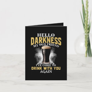 Hello Darkness My Old Friend Holiday Card