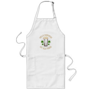 Hello Darkness My Old Friend Long Apron