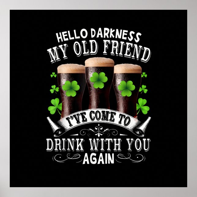 Hello Darkness My Old Friend Poster (Front)