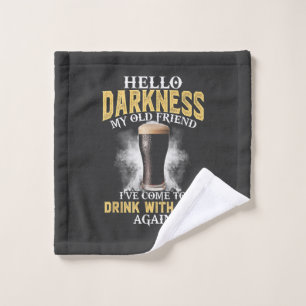 Hello Darkness My Old Friend Wash Cloth