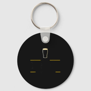 Hello Darkness Old Friend Irish Beer St Patricks Key Ring