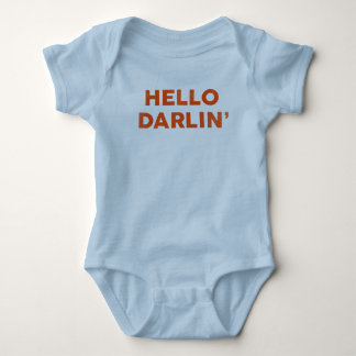 "Hello Darlin'" Funny & Cute Baby & Child Bodysuit
