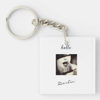 Hello Darlin' Key Ring
